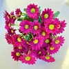 Decorative Flowers 1PC Artificial Colorful Small Daisy Flower Bouquet DIY Vase Wedding Party Decoration Silk Fake Home Living Room Decor