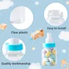 Embrulho de presente 24pcs Baby Shower Candy Candy Bottle Bottle Gênero Revela Mini para Born Baptis