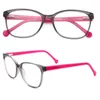 Солнцезащитные очки рамки женщины квадратные очки рамки мужчины круглые оптические очки Полный обод розовый черный прозрачный зрелище модные ретро -очки
