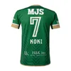 24 25 Tokyo Verdy Mens Soccer Maglie Fuki Nagai Yamada Mesino Hayashi Kawamura Saito All Away Shirt da calcio Sinforme a maniche corte