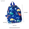 Backpacks Childrens Backpack Cartoon Dinosaur Pattern Childrens Backpack Cute Kindergarten Boy and Girl Sac imperméable WX