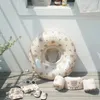 Dziecięce nadmuchiwany pierścionek pływający Przenośna kreskówka Zwierzęs Pływający okrągły rękaw w basenie okrągłe ogrodzenie basenowe basen 240428