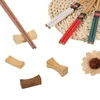 Dinnerware Sets Bamboo Chopsticks Pillow Wholesale El Home Creative Rack Lettering LOGO Chicken Wing Wood Chopsticks.