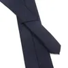 Bow Ties Style 7cm ull slips smal randig slips fast färg marinblå blue corbata hög kvalitet varma bröllopskläder tillbehör