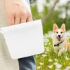 Hundbärare behandla påse silikon husdjurshållare för träning enkel stängningsväska valp eller promenad bärbar