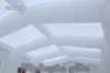 Großhandel große aufblasbare Hochzeitsmundmonisezelt 12 m 39,4 Fuß Weiße Luft geblasen Struktur Pop -up -Rahmenhaus für Party -Outdoor -Partyveranstaltung