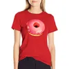 Женская футболка для женщин-пончики для женщин негабаритная графика
