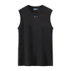 Mens tanktops t Shirts Summer Tees Designer T-shirt Slim Fashion Sports Ademende zweet-absorberende zwart ondergoed BODEM TOP MEN's Kleding #