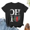 Dames t-shirt vintage staat van Ohio trendy ohioan design vorm grunge t shirt grafisch shirt casual korte slijm vrouwelijke t-shirt maat s-4XL y240506