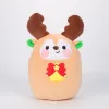 Joyeux Noël Mignon Santa Claus Elk en peluche Toy Christmas Oreading Series