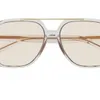 Luxury Yoisill Designer Men Femmes Polaris Sungasses Sungasses Classic Brand Eyeglass Brown Light Light Yellow 007810