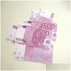 Autres fournitures de fête de fête 3pack Fake Money Banknote 5 10 20 50 100 200 US DOLLAR EUROS RELIST TOY BAR PROPS CARRENCE FILM FAUX-OTTYN