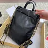 Chain Bag Designer Crossbody Vintage Tote Luxury Fashion Diamond Mönster äkta handväska quiltad ryggsäck Klassiska kvinnor väska dubbel lat mnoq