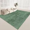 Europeanstyle Green Carpet Area Couleur Couleur Couleur non glissée Chapeau de chambre à coucher Soft Fluffy Salounge Mat à étage épaissis