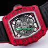 RM Luxury Watches Mechanical Watch RM Mills Men's Series RM35-02 Snowflake Diamond Red Devil Altimate Edition ST3D