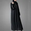 Ethnic Clothing Muslim Dress Coat Long Women Abaya Elegant Turkey Islamic Caftan Cardigan Abayas Girl Dubai Holiday Ladies Arabic Robe