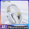 Headsets vxe nieuw alarm v1 dubbele modus 2.4G draadloze bluetooth 5.0 oortelefoons fps game console lage vertraging oortelefoons lichtgewicht pc -game oortelefoon J240508