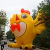 8mh (26 pieds) poulet gonflable gonflables poulet poule poule gonflable à dinde avec soufflant et bande pour la ville
