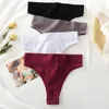 Frauenhöfen nahtlose Frauen pantys Mädchen Tanga hohe taillierte weiche Frau Sorts Mode 6 Solid Colors S-XL Sexy Underpants für