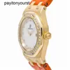 Audemar Pigue Watch Royal Oak Factory Ladies 67601ba.zz.D012CR.02 Кварц 18K YG MOP DIAL 33 мм