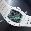 RM Luxury Watches Механические часовые мельницы Автоматическое оборудование 49,9 х 42,7 мм пустое модное мужское отбеливающее запястье керамика RM055 STBQ