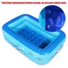 Outdoor Summer Indoor Kids 120cm 2/3layers Children Inflatable Pool Bathing Tub Baby Kid Home Outdoor Large Swimming Square 240422