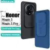 Copre Nillkin per Honor Magic 5 Pro / Magic 5 Case, Camshield Hard PC+TPU Creative Slide Lens Protector Back Cover