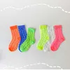 Chaussettes pour enfants milancel 2021 Été Nouveau enfant pour enfants piaid Solide en mailles respirant garçons et filles chaussettes
