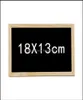 Arts And Crafts Gifts small Wooden Frame Blackboard 20X30Cm Double Side Chalkboard 18X13Cm Welcome Recording Creative Dec2694630
