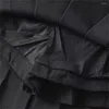 Юбки Zach Ailsa 2024 Spring Product Женская мода Slimming Высокая талия плиссированная юбка с твердым цветом a-line половина