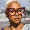 Sonnenbrille Antiblau Licht optisch übergroße Katzenauge Pink Brille Frauen Vintage Brand Designer Myopia verschreibungspflichtiger Brillenrahmen J240508