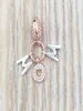 925 Sterling Srebrna biżuteria Making Kit Rose Mum Letters Charms DIY Jade Rose Gold Bransoleta dla kobiet łańcuch męski koralika