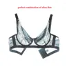 Bras Ultra-thin Cup Large Size Lace Mesh Breathable Push Up Bra Sexy Women Underwear Brassiere Gather No Pad Lingerie Bralette