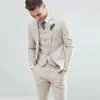 Men's Suits Blazers Light green mens suit wedding tailcoat notch lapel fashionable groom wearing ultra-thin fitting jacket pants and tank top for formal wear Q240507