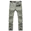 Calças masculinas Calças de caminhada elástica ao ar livre para homens de verão secagem rápida e calça de viagem respirável de alta elasticidade de pesca e escalada L-5xl J240507