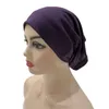 Etnische kleding modale vrouwen moslimhoofd sjaal katoen onderstreept stretch hijab cover cover cover cap cap islam innerlijke hoofdband motorkap