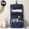 VBLM Kosmetikbeutel tragbarer Toilettenblattbeutel mit Haken wasserdichtes Womens Bad Kosmetiklager große Kapazität Reisen Make -up -Box D240425