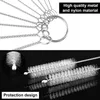 10 шт. 82 дюйма для очистки труб соломенная кисть из чайника из шипов