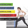 5 färger Yoga Resistance Rubber Bands Inomhus utomhusutrustning 035mm11mm Pilates Sport Training Workout Elastic 240423