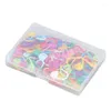 Bolsas de almacenamiento Marcadores de puntada Crochet colorido para marcas de artesanía