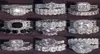 Luxus Real 925 Sterling Silver Oval Princess Cut Ehering Set für Frauen Verlobungsband Schmuck Zirkonia R4975 2112048957633