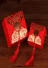 Hediyeler için Şeker Saklama Kutusu 50pcslot Kırmızı Düğün Malzemeleri Organizatör Parti Kağıt Organizatör Küçük Şeyler Saklama Kutuları Cand3776737