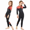 Costume des enfants de maillot de bain épais enfants surf sur la combinaison néoprène en néoprène sous-marine de plongée de plongée