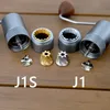 Jaffee J0/J1 Manuell kaffekvarn med 38 mm 5-kärnor/7-kärnor Burrs 3-lager bärbar kaffekvarn justerbar espressokvarn 240506