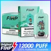 Caixa digital FIHP original Puff 12k 15k 10k 9k Vapes Disponível Puff 12000 15000 10000 9000 Vapões recarregáveis Battery Puff Vaper