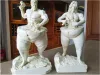 Sculpturen verliezen gewicht zelfmotivatie gesneden sculptuur bodybuilding figuren spier vrouwen mannen hars standbeeld fitnesskamer decor cadeau
