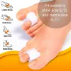 Tool 2pcs Foot Care Tools Silicone Toe Spacers Bunion Hallux Valgus Thumb Finger Correction Pad Orthopedic Toe Separators Spreader
