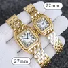 Luxury Watch Designer Watches Wysokiej jakości Luksusowy zegarek AAA Watch Woman Diamond Bezel 22 lub 27 mm Mody Gold Watch Strap Swiss Quartz Ruch Top Watche Watches