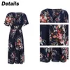 Vestidos de tamanho grande mulheres plus size boho praia vestido de verão floral mini roupas de verão feminino saia longa casual solta 240506