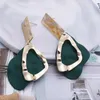 Boucles d'oreilles rétro de STAD 2019 Retro Geométric Long Pendant Womens Wedding Party Christmas Gift Wholesale Q240507